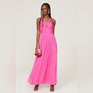Adam Lippes Vibrant Pink Maxi Dress